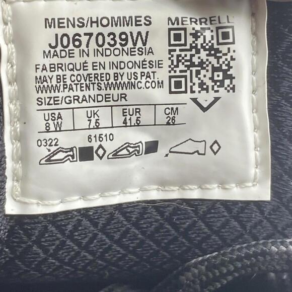 Merrell Moab Speed GTX Goretex Black/Asphalt Men's 8W Wide) J067039W - Picture 10 of 11